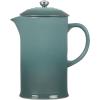 imageLe Creuset Stoneware French Press 34 oz FlameSea Salt