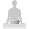 imageLe Creuset Stoneware Heritage Covered Oval Casserole 4 qt 14quot WhiteWhite