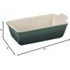 imageLe Creuset Stoneware Heritage Loaf Pan 9quot x 5quot x 3quot 15 qt CeriseArtichaut