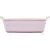 imageLe Creuset Stoneware Heritage Loaf Pan 9quot x 5quot x 3quot 15 qt CeriseShallot