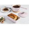 imageLe Creuset Stoneware Heritage Loaf Pan 9quot x 5quot x 3quot 15 qt CeriseShallot