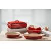 imageLe Creuset Stoneware Heritage Oval Au Gratin 17 qt 1125quot CeriseCerise