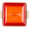 imageLe Creuset Stoneware Heritage Shallow Square Casserole 2qt 9quot LicoriceFlame