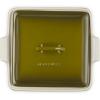 imageLe Creuset Stoneware Heritage Shallow Square Casserole 2qt 9quot LicoriceOlive