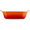 imageLe Creuset Stoneware Heritage Square Dish 3 qt 9quot OysterFlame
