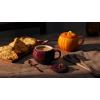 imageLe Creuset Stoneware Pumpkin Mug with Lid 14 oz Licorice