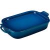 imageLe Creuset Stoneware Rectangular Dish with Platter Lid 14 34quot X 9quot WhiteMarseille