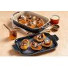 imageLe Creuset Stoneware Rectangular Dish with Platter Lid 14 34quot X 9quot WhiteOyster