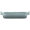 imageLe Creuset Stoneware Rectangular Dish with Platter Lid 14 34quot X 9quot WhiteSea Salt
