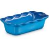 imageLe Creuset Stoneware Set of 2 9quot Heritage Fluted Pie and 9quot Fluted Loaf Dish WhiteMarseille