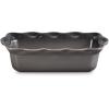 imageLe Creuset Stoneware Set of 2 9quot Heritage Fluted Pie and 9quot Fluted Loaf Dish WhiteOyster