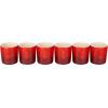 imageLe Creuset Stoneware Set of 6 London Mugs 12 oz Each MultiColorCerise