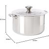 imageLe Creuset TriPly Stainless Steel 7 Quart Stockpot MediumMedium