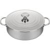 imageLe Creuset TriPly Stainless Steel Rondeau Pan 45 QuartStainless Steel