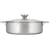imageLe Creuset TriPly Stainless Steel Rondeau Pan 45 QuartStainless Steel