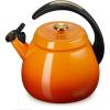 imageLe Creuset Enamel on Steel Cloche Kettle 22 qt Persimmon with Gold Accents