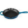 imageLe Creuset Enameled Cast Iron Signature Iron Handle Skillet 1025quot 134 qt WhiteMarseille