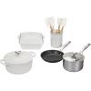 imageLe Creuset Mixed Material Cookware Set 12pc White