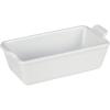 imageLe Creuset Stoneware Heritage Loaf Pan 9quot x 5quot x 3quot 15 qt CeriseWhite