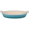 imageLe Creuset Stoneware Heritage Oval Au Gratin 17 qt 1125quot CeriseCaribbean
