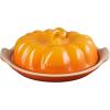 imageLe Creuset Stoneware Pumpkin Butter Dish WhitePersimmon
