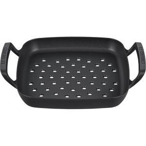 imageLe Creuset Alpine Outdoor Collection Enameled Cast Iron Skillet 10quotGrill Basket