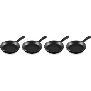 imageLe Creuset Enameled Cast Iron Gourmand Collection Set of 4 Mini Skillet 3 qt Matte BlackMini Skillet