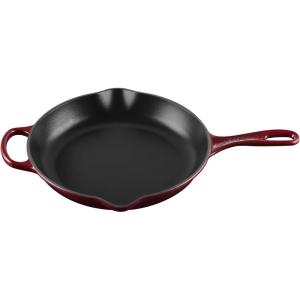imageLe Creuset Enameled Cast Iron Signature Iron Handle Skillet 1025quot 134 qt WhiteRhone