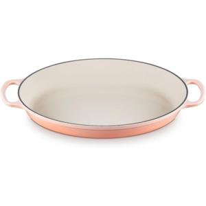 imageLe Creuset Enameled Cast Iron Signature Oval Baker 3 qt CerisePeche