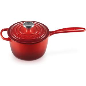 imageLe Creuset Enameled Cast Iron Signature Saucepan 225 qt CeriseCerise