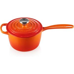 imageLe Creuset Enameled Cast Iron Signature Saucepan 225 qt CeriseFlame