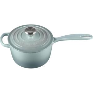 imageLe Creuset Enameled Cast Iron Signature Saucepan 225 qt CeriseSea Salt