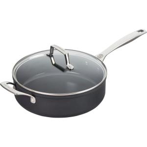 imageLe Creuset Essential Nonstick Ceramic Saut Pan with Glass Lid 4  qt