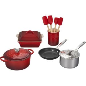 imageLe Creuset Mixed Material Cookware Set 12pc Cerise