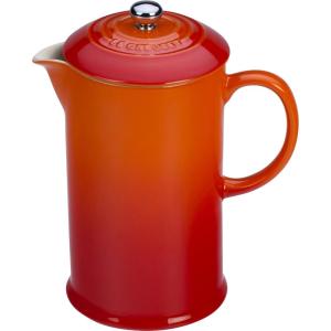 imageLe Creuset Stoneware French Press 34 oz FlameFlame