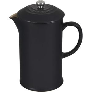 imageLe Creuset Stoneware French Press 34 oz FlameLicorice