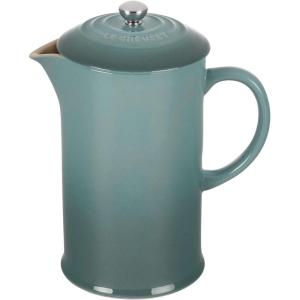 imageLe Creuset Stoneware French Press 34 oz FlameSea Salt
