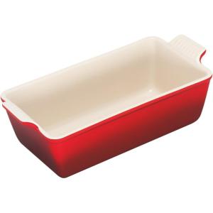 imageLe Creuset Stoneware Heritage Loaf Pan 9quot x 5quot x 3quot 15 qt CeriseCerise