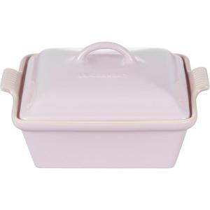 imageLe Creuset Stoneware Heritage Shallow Square Casserole 2qt 9quot LicoriceShallot