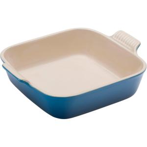 imageLe Creuset Stoneware Heritage Square Dish 3 qt 9quot OysterMarseille