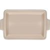 imageLe Creuset Olive Branch Collection Stoneware Heritage Rectangular Covered Casserole 4 Qt OliveArtichaut
