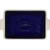 imageLe Creuset Olive Branch Collection Stoneware Heritage Rectangular Covered Casserole 4 Qt OliveIndigo