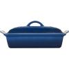 imageLe Creuset Olive Branch Collection Stoneware Heritage Rectangular Covered Casserole 4 Qt OliveMarseille