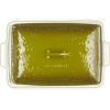 imageLe Creuset Olive Branch Collection Stoneware Heritage Rectangular Covered Casserole 4 Qt OliveOlive