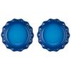 imageLe Creuset Stoneware Set of 2 Heritage Fluted Pie Dish 9quot ArtichautMarseille