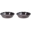 imageLe Creuset Stoneware Set of 2 Heritage Fluted Pie Dish 9quot ArtichautOyster