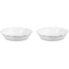 imageLe Creuset Stoneware Set of 2 Heritage Fluted Pie Dish 9quot ArtichautWhite