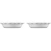 imageLe Creuset Stoneware Set of 2 Heritage Fluted Pie Dish 9quot ArtichautWhite
