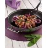 imageLe Creuset TriPly Stainless Steel Nonstick 125quot Deep Fry Pan with Helper HandleNonstick