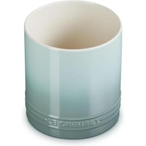 imageLe Creuset Stoneware Signature Straight Wall Utensil Crock 1 qt WhiteSea Salt
